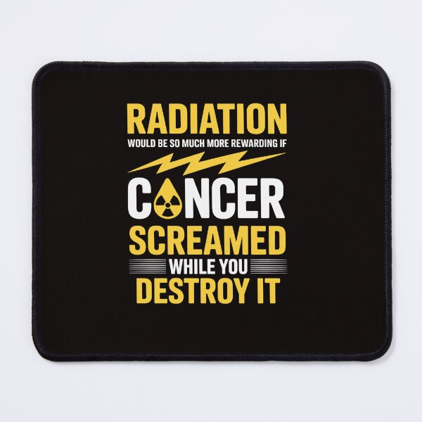 Item preview, mens Rewarding If Cancer Screamed - Radiation Therapy Chemo X-Ray designed and sold by ControlCenter.