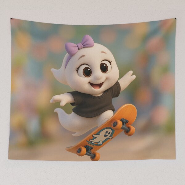 Item preview, Skater Ghost Girl designed and sold by Sillytoe.