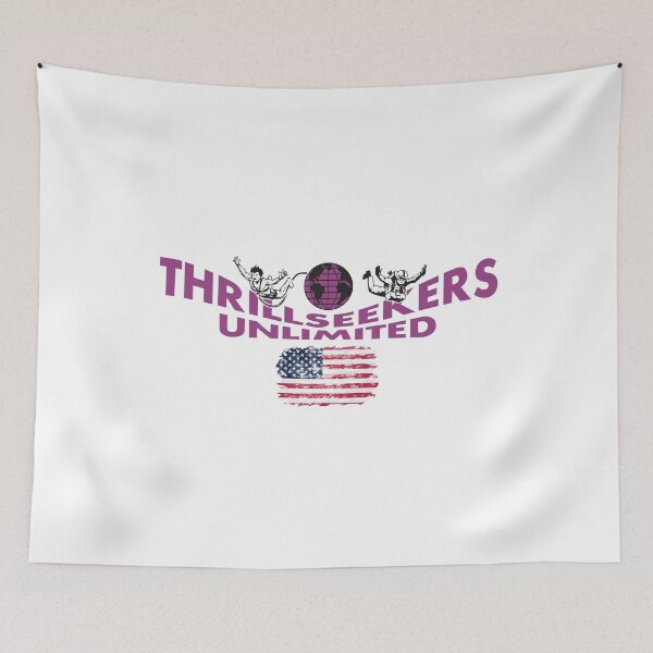 Item preview, Thrillseekers Unlimited Flag designed and sold by Thrillseekers Unlimited Merch & SWAG!.