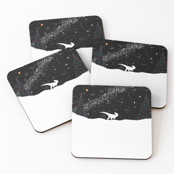 Item preview, Tyrannosaur Christmas in the snow  designed and sold by gmccull.