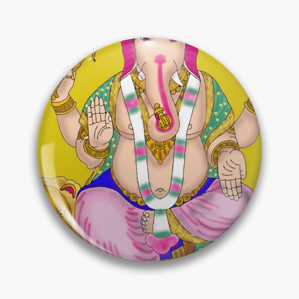 Item preview, Ganesha On Lion – Powerful Divine Fusion Art designed and sold by Harshit_Digital_Arts.