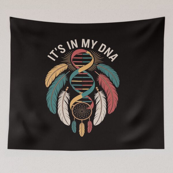 Item preview, It's In My DNA indigenous Native American Indian Day Pride designed and sold by RatCurry.