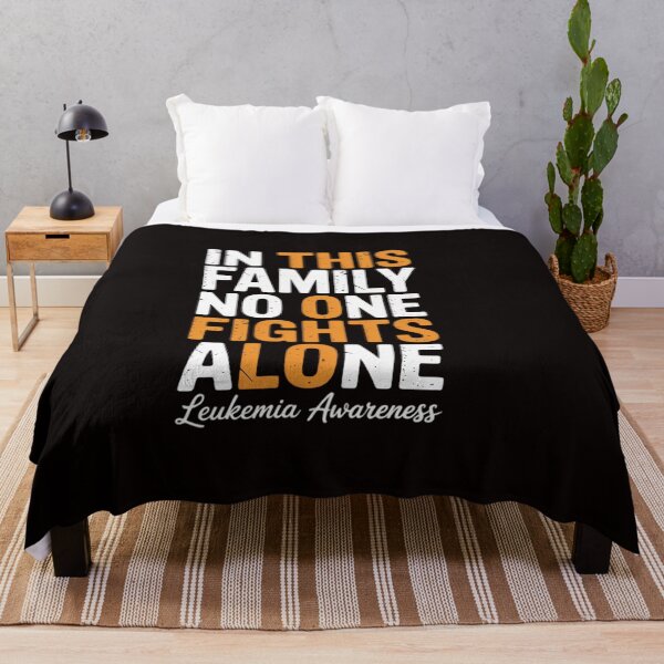 Item preview, In This Family No One Fight Alone Leukemia Awareness designed and sold by RatCurry.