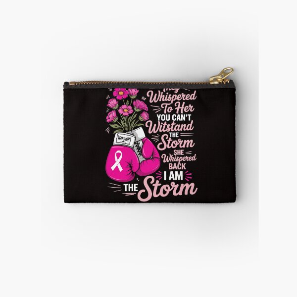 Item preview, I'm The Storm Boxing Warrior Pink Ribbon Women Breast Cancer designed and sold by RatCurry.