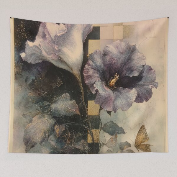 Item preview, “Butterfly Accord in Violet Geometry” designed and sold by bloorose.