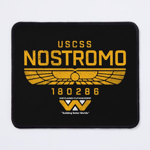 Item preview, USCSS Nostromo Weyland Yutani Logo Spaceship designed and sold by therocketman.