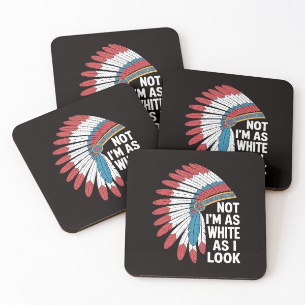 Item preview, I'm Not As White As I Look Native American Indian Day Pride designed and sold by RatCurry.