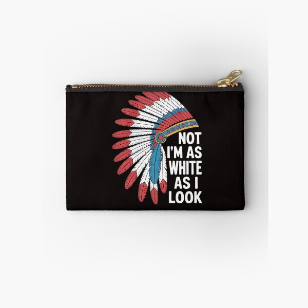 Item preview, I'm Not As White As I Look Native American Indian Day Pride designed and sold by RatCurry.