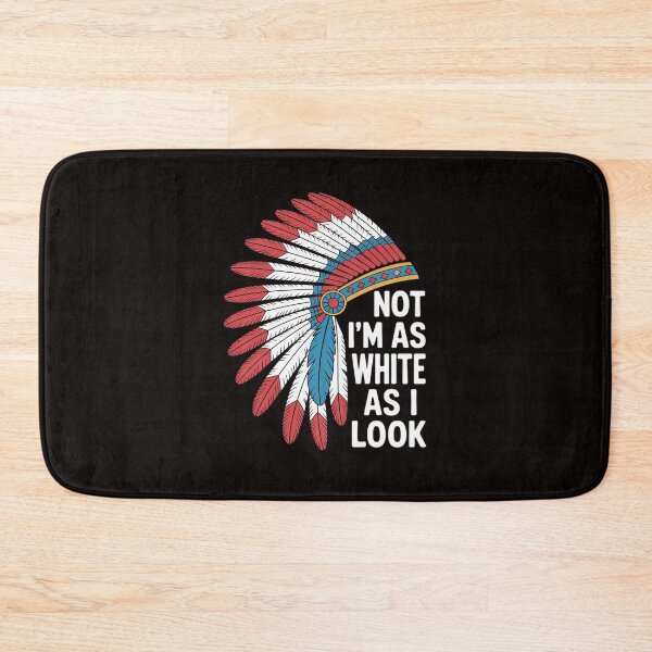 Item preview, I'm Not As White As I Look Native American Indian Day Pride designed and sold by RatCurry.