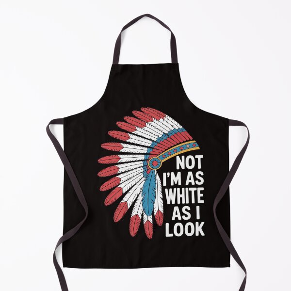 Item preview, I'm Not As White As I Look Native American Indian Day Pride designed and sold by RatCurry.