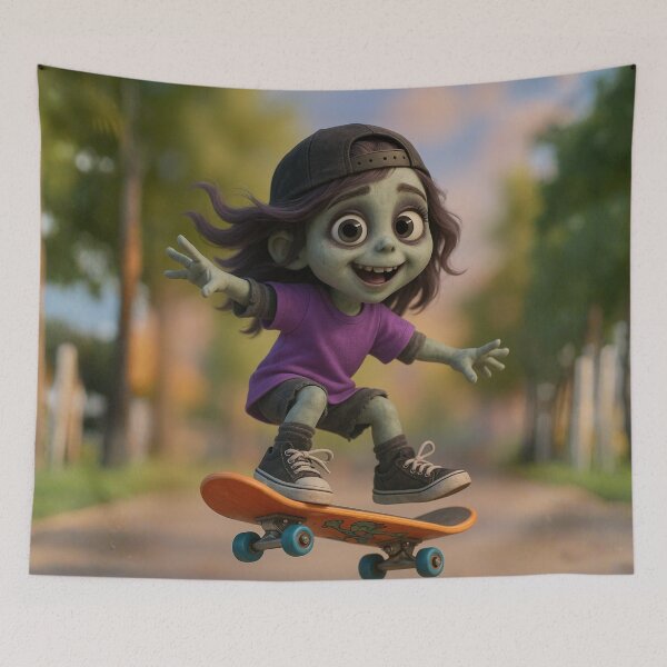 Item preview, Skater Ghoul Girl designed and sold by Sillytoe.