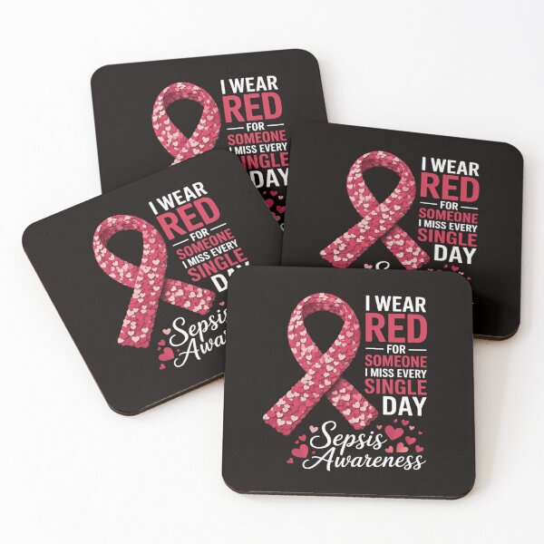 Item preview, I Wear Red For Someone Special I Miss  Sepsis Awareness designed and sold by RatCurry.