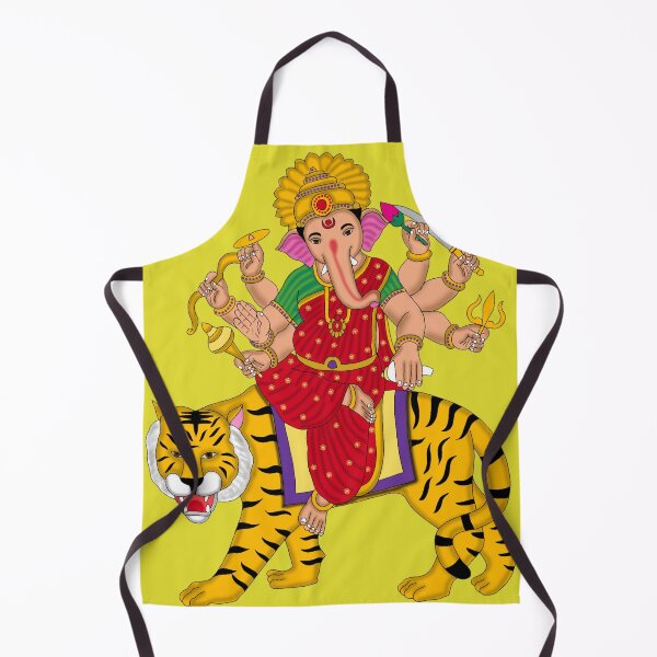 Item preview, Goddess Vinayaki – Divine Elephant-Headed Devi Artwork designed and sold by Harshit_Digital_Arts.