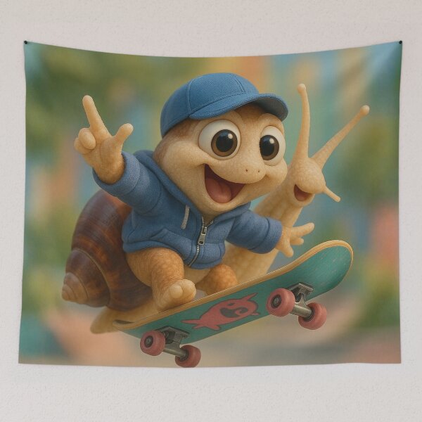 Item preview, Skater Giant African Land Snail designed and sold by Sillytoe.