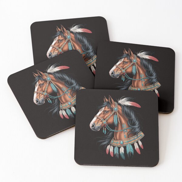 Item preview, Horse Native American Indigenous Heritage indian Pride designed and sold by RatCurry.