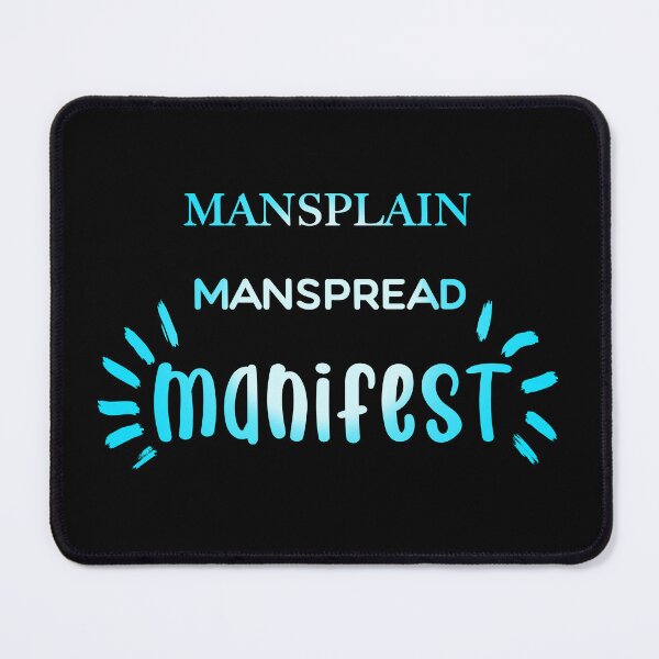Item preview, Mansplain Manspread MANIFEST boy boss baby blue designed and sold by sandpaperdaisy.
