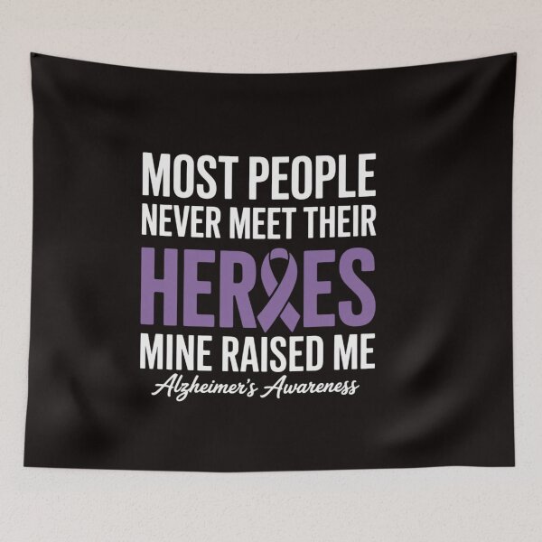 Item preview, Heroes Mine Raised Me Alzheimers Awareness designed and sold by RatCurry.