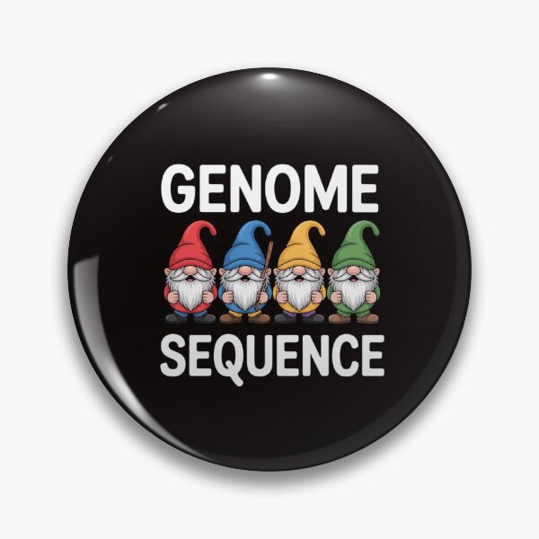 Item preview, Genome Sequence Gnome Biology Physics Science Pun designed and sold by RatCurry.