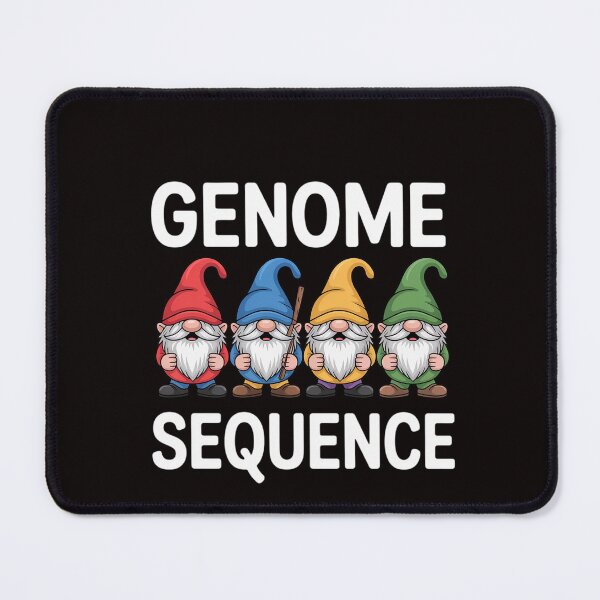 Item preview, Genome Sequence Gnome Biology Physics Science Pun designed and sold by RatCurry.