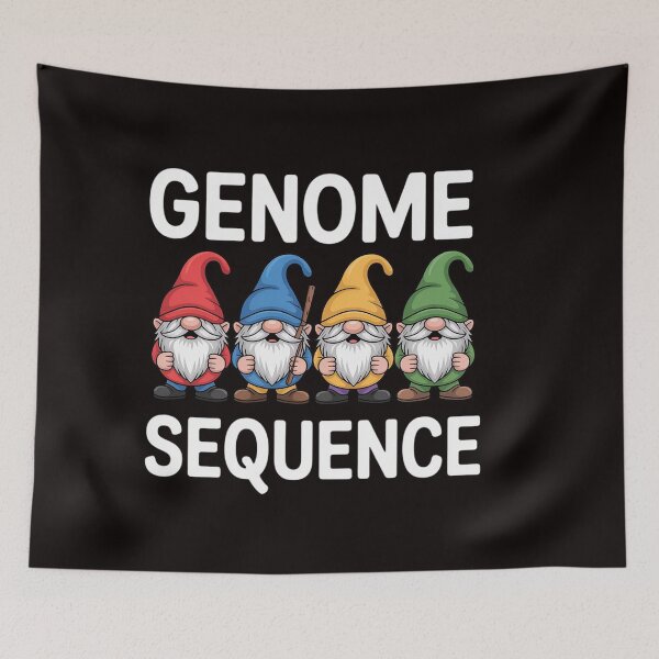 Item preview, Genome Sequence Gnome Biology Physics Science Pun designed and sold by RatCurry.