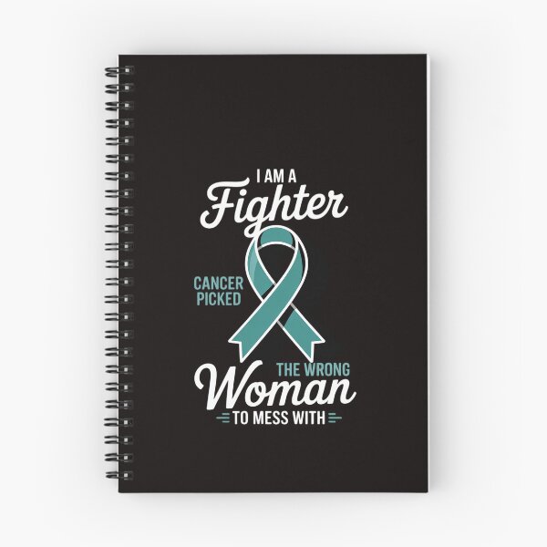 Item preview, Fighter Cancer Picked Wrong Woman Cervical Cancer Awareness designed and sold by RatCurry.