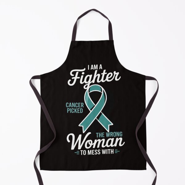 Item preview, Fighter Cancer Picked Wrong Woman Cervical Cancer Awareness designed and sold by RatCurry.