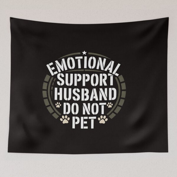 Item preview, Emotional Support Husband Pet for Men Wife designed and sold by RatCurry.