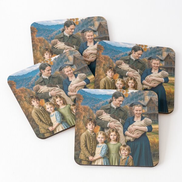 Item preview, The beautiful family of Marsali and Fergus designed and sold by Vera-Adxer.