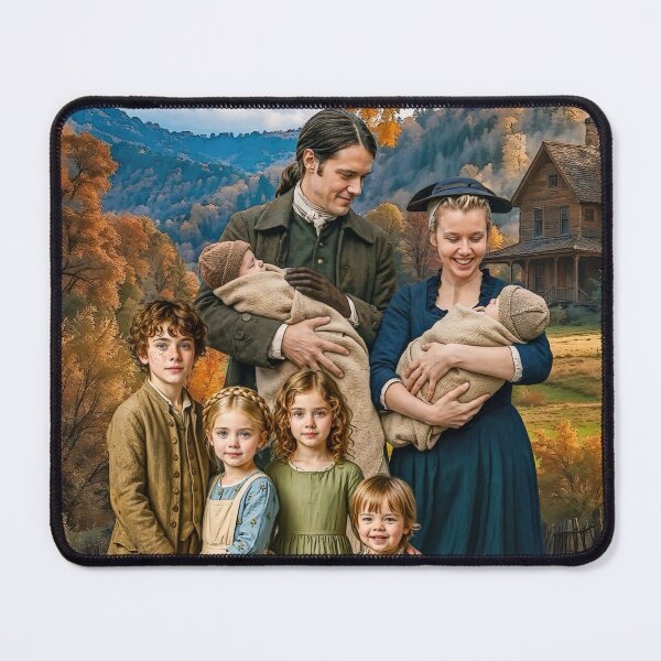 Item preview, The beautiful family of Marsali and Fergus designed and sold by Vera-Adxer.