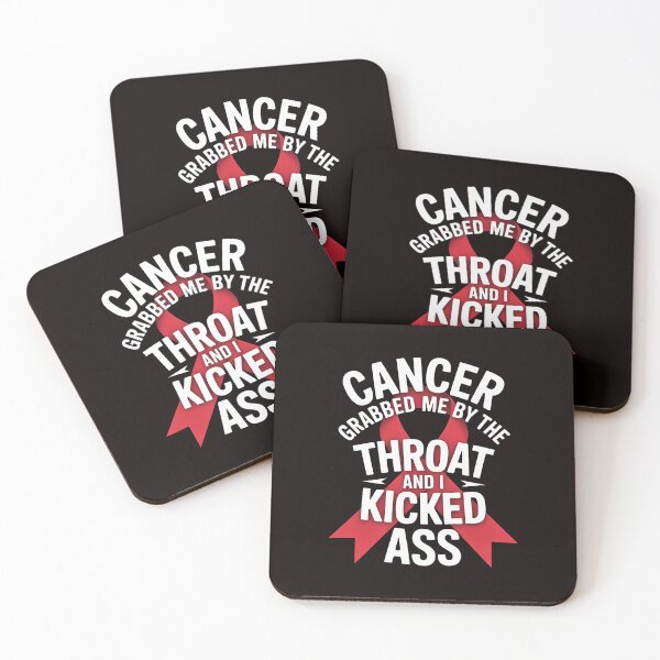 Item preview, Cancer Grabbed me by the Throat I kicked its Ass! Beat it designed and sold by RatCurry.