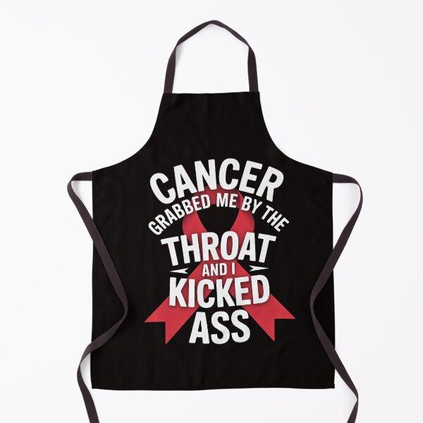 Item preview, Cancer Grabbed me by the Throat I kicked its Ass! Beat it designed and sold by RatCurry.
