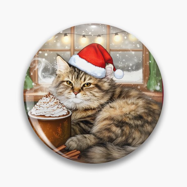 Item preview, Cat Cofee cozy Christmas designed and sold by Uglyandcute.