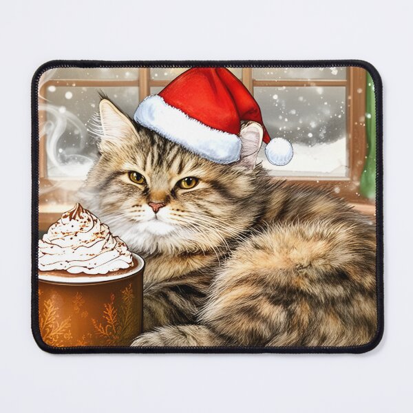 Item preview, Cat Cofee cozy Christmas designed and sold by Uglyandcute.