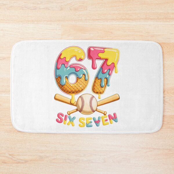Item preview, Baseball Drip Ice Cream Number 67 Player Lifestyle designed and sold by SONBAN.