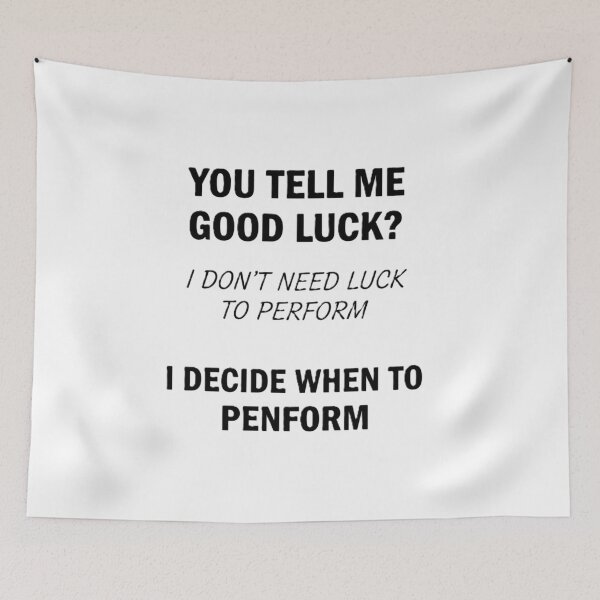 Item preview,  I Don't Need Luck to Perform - Motivational Athlete Design designed and sold by Choploop.
