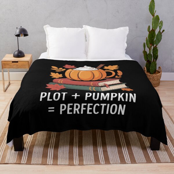 Item preview, Plot Pumpkin Autumn Fall Season Coffee Lover Book Reader designed and sold by ShelFisher.