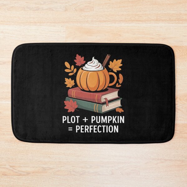 Item preview, Plot Pumpkin Autumn Fall Season Coffee Lover Book Reader designed and sold by ShelFisher.