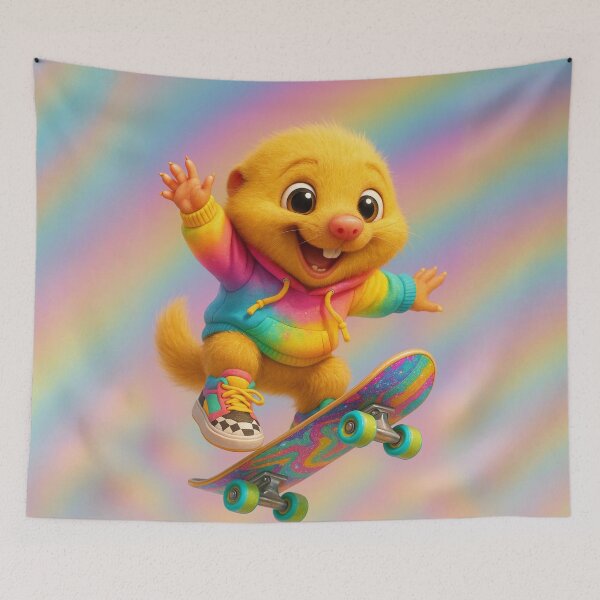 Item preview, Skater Giant Golden Mole designed and sold by Sillytoe.