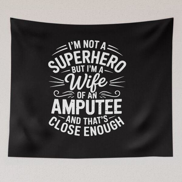 Item preview, Amputee Humor Wife Hero Leg Arm Recovery Gifts designed and sold by OlafLica.