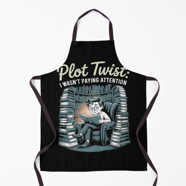 Item preview, Plot Twist I Wasn't Paying Attention Book Lover novelty designed and sold by ShelFisher.