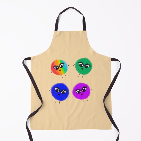 Item preview, Lovies: colorful fuzzy character design designed and sold by BusyBialas.