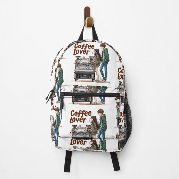 Item preview, Cute Coffee Lover Barista Machine – Adorable Coffee Shop Cartoon Art designed and sold by Grafititee.