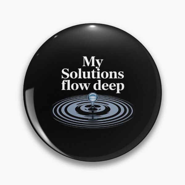 Item preview, Plumber Pride My Solutions Flow Deep Plumbing novelty designed and sold by ShelFisher.