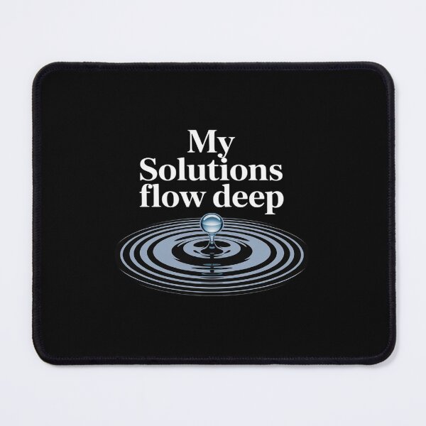 Item preview, Plumber Pride My Solutions Flow Deep Plumbing novelty designed and sold by ShelFisher.