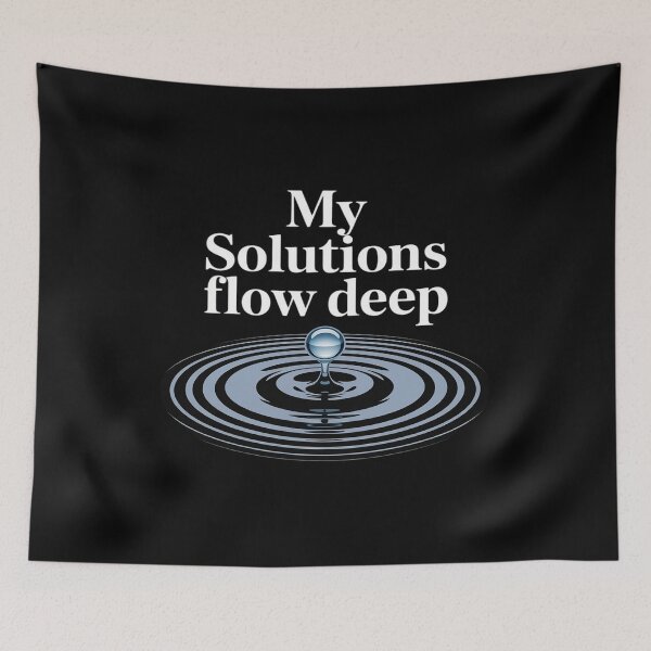 Item preview, Plumber Pride My Solutions Flow Deep Plumbing novelty designed and sold by ShelFisher.