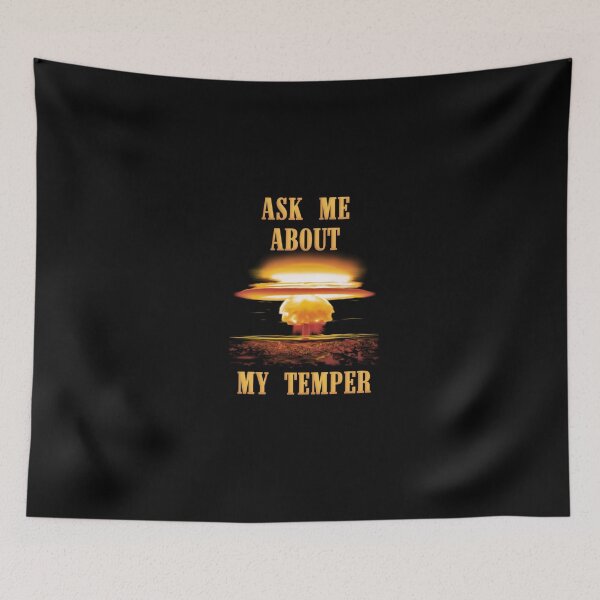Item preview, Ask Me About My Temper Oversized  designed and sold by quitofbortshcb.