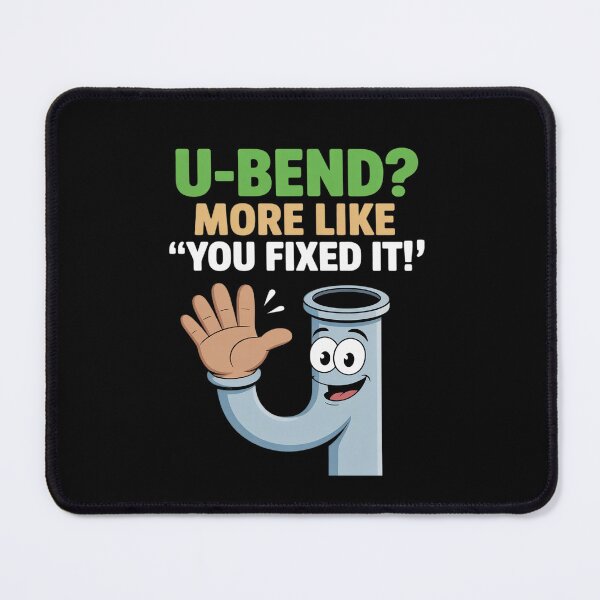Item preview, Plumber Pride U-Bend High Five Comic Pipe designed and sold by ShelFisher.