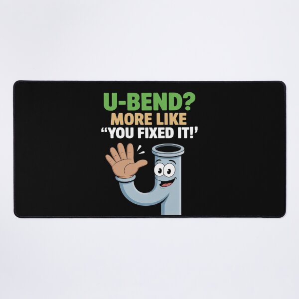 Item preview, Plumber Pride U-Bend High Five Comic Pipe designed and sold by ShelFisher.