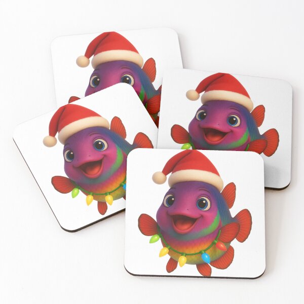 Item preview, Christmas Rainbow Kribs Fish designed and sold by Sillytoe.