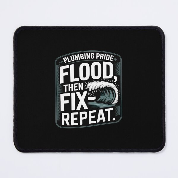 Item preview, Plumbing Pride Flood Then Fix - Repeat Wave designed and sold by ShelFisher.